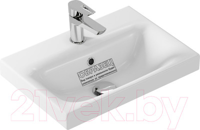 Умывальник со смесителем Cersanit Moduo 50 Slim / S-UM-MOD50SL/1 + 63063