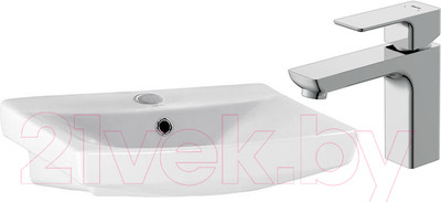 Умывальник со смесителем Cersanit Carina 50 / S-UM-CAR50/1 + 63039