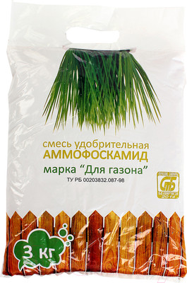Удобрение No Brand Смесь Аммофоскамид для газона (3кг)