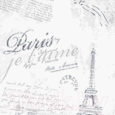 Панель ПВХ Sanrelia Стандарт New Париж серый-233/3 (2500x250x7мм)