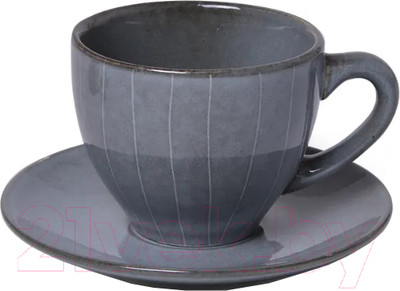 Чашка с блюдцем Fissman Joli 6265