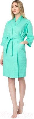 Халат Экономь и я 2578079 (р.54-56, бирюзовый)