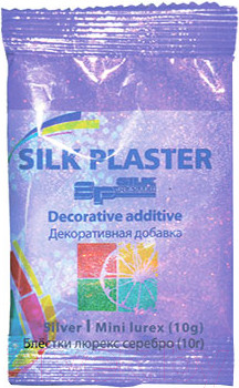 Блестки для жидких обоев Eco Wallpaper Люрекс 10гр SP Мини (серебро)
