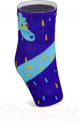 Суппорт колена Kinexib Kids (М, фиолетовый/принт лама)