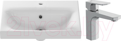 Умывальник со смесителем Cersanit Moduo Slim 60 / P-UM-MOD60SL/1 + 63055
