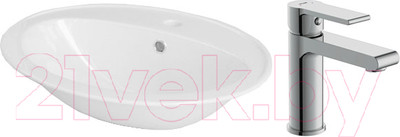 Умывальник со смесителем Cersanit Calla 54 / S-UM-Cl/1-w + 63020