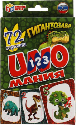 Настольная игра Умные игры Уномания. Гигантозавр / 4610136737242