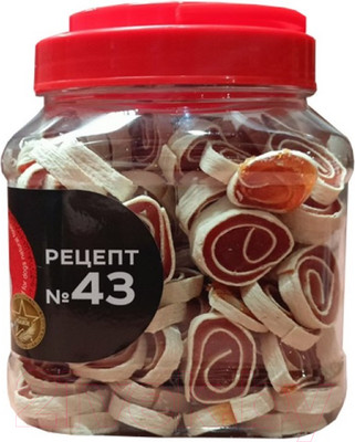 Лакомство для собак For Dogs Рецепт № 43 Роллы с морским окунем / TUZ870 (500г)