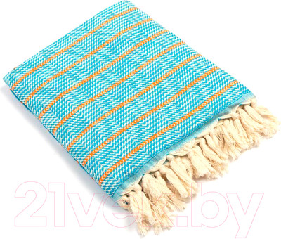 Полотенце Love Life Полосы / 6840458 (голубой)