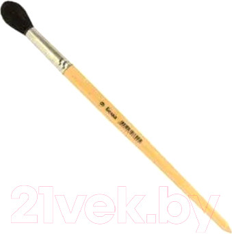 Кисть для рисования Schoolformat Сосновая белка круглая №9 / КБХК-9