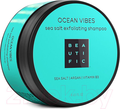 Скраб-шампунь Beautific Пенящийся для волос и скальпа (250мл)