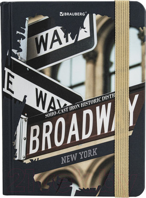 Записная книжка Brauberg Broadway / 113739