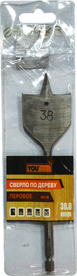 Сверло Yourtools 38мм По дереву Перовое