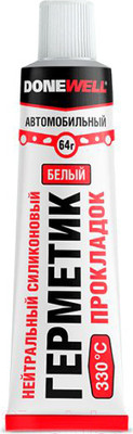 Герметик силикатный Donewell DGT-114 (64г, белый)