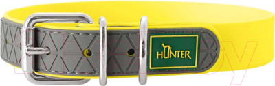 Ошейник HUNTER Collar Convenience / 63148 (55/M-L, неоновый желтый)