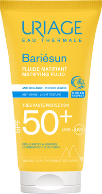 Крем солнцезащитный Uriage Bariesun Fluide Matifiant SPF50+ (50мл)