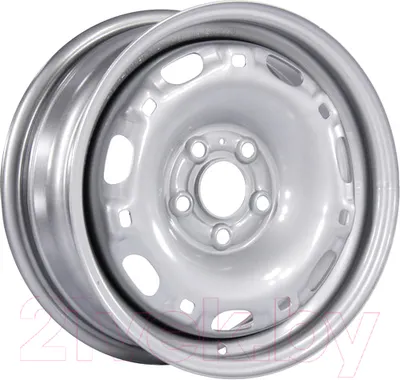 Штампованный диск Trebl 7280T 14x6" 5x100мм DIA 57.1мм ET 43мм Silver