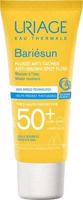Крем солнцезащитный Uriage Bariesun Fluide Anti-Taches SPF50+ Против пигментных пятен Флюид (40мл)