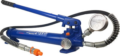 Насос гидравлический AE&T T03010PM С манометром (10т)