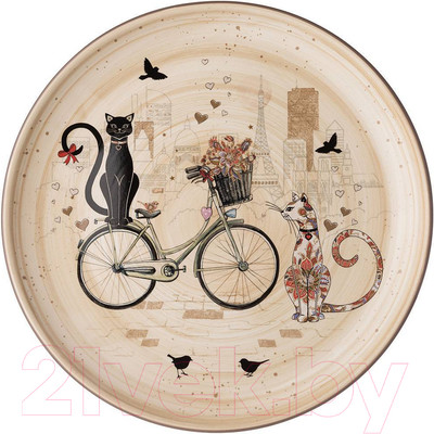 Тарелка столовая обеденная Agness 358-1743