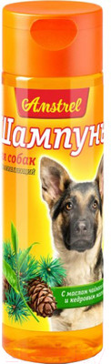 Шампунь для животных Amstrel С маслом чайного дерева и кедровым маслом для собак (120мл)