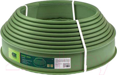 Бордюр садовый СибрТех Ленточный 64553 (оливковый)