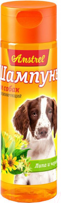 Шампунь для животных Amstrel Кондиционирующий с липой и чередой для собак (120мл)