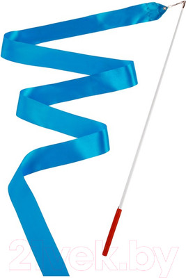 Лента для художественной гимнастики с палочкой Grace Dance 3867786 (6м, голубой)