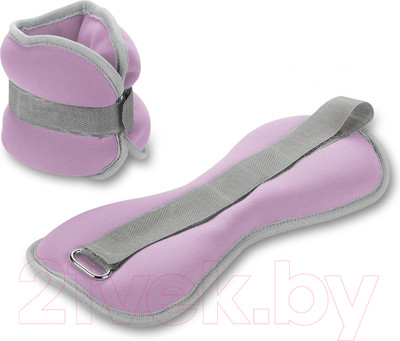 Комплект утяжелителей Indigo Sport Фитнес SM-402 (2x2.0кг, сиреневый)