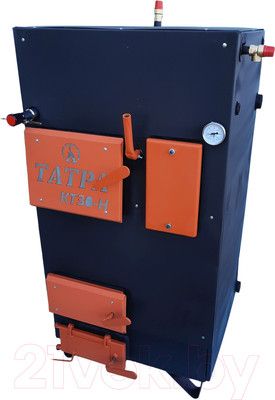 Твердотопливный котел Татра КТ30-НП2 (правое подключение, двухконтурный, сталь 6мм)