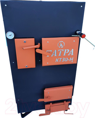 Твердотопливный котел Татра КТ30-НЛ2 (левое подключение, двухконтурный, сталь 6мм)