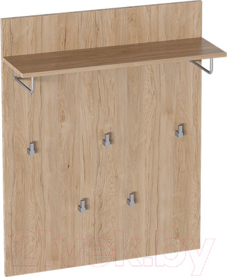 Вешалка для одежды Мебельград Калгари (дуб натуральный светлый)