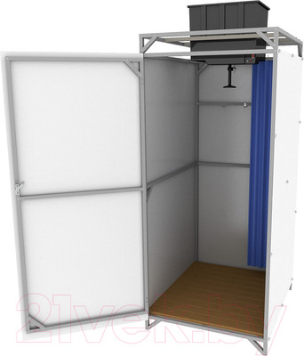 Душ для дачи ИМпласт 1.2 0.95x1.2м (55л, с подогревом)