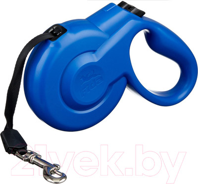 Поводок-рулетка Fida Styleash S лента 5м / 202583 (синий)