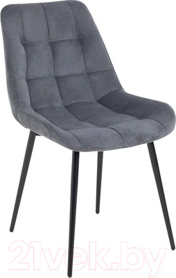 Стул Алвест AV 405 (темно-серый микровелюр 26/черный металл)