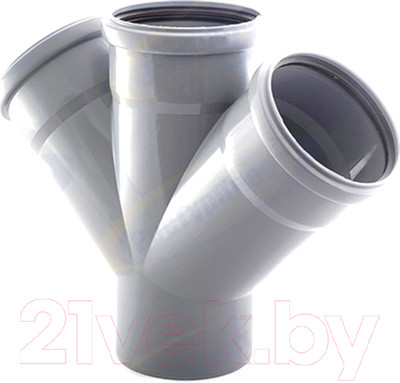 Крестовина внутренней канализации РосТурПласт 110/110/110х45 / 36470