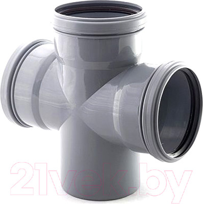Крестовина внутренней канализации РосТурПласт 110/110/110х87 / 36473
