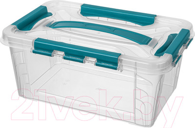 Ящик для хранения Econova Grand Box / 433200102 (4.2л, голубой)
