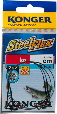 Набор поводков рыболовных Konger Steelflex / 270 022 005