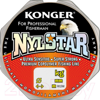 Леска монофильная Konger Nylstar 0.28мм 100м / 215100028