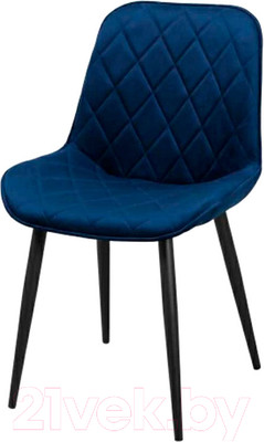 Стул СоюзРегионПоставка Аура СРП-032 (муар черный/велюр Velluto 25 синий)