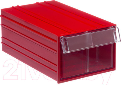 Лоток для инструмента Стелла-техник С-2 (красный-прозрачный)
