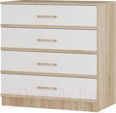 Комод BTS Сакура (дуб сонома/белый)