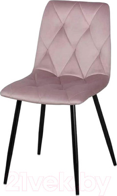 Стул СоюзРегионПоставка Регги СРП-066 (муар черный/велюр Velluto 14 фламинго)