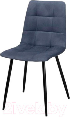 Стул СоюзРегионПоставка Чили СРП-052 (муар черный/велюр Maserati 21 темно-синий)