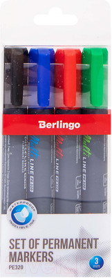 Набор маркеров Berlingo MultiLine PE320 / ВМс_17409 (4цв)