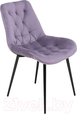 Стул Алвест AV 435 (сливовый бархат/черный)