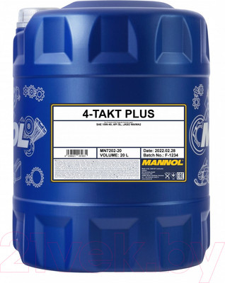 Моторное масло Mannol 4-Takt Plus 10W40 / MN7202-20 (20л)