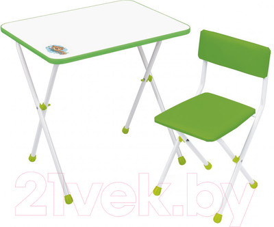 Комплект мебели с детским столом Ника КНД1/С (салатовый)