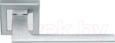 Ручка дверная Rucetti RAP 21-S SC/CP (матовый хром/хром)